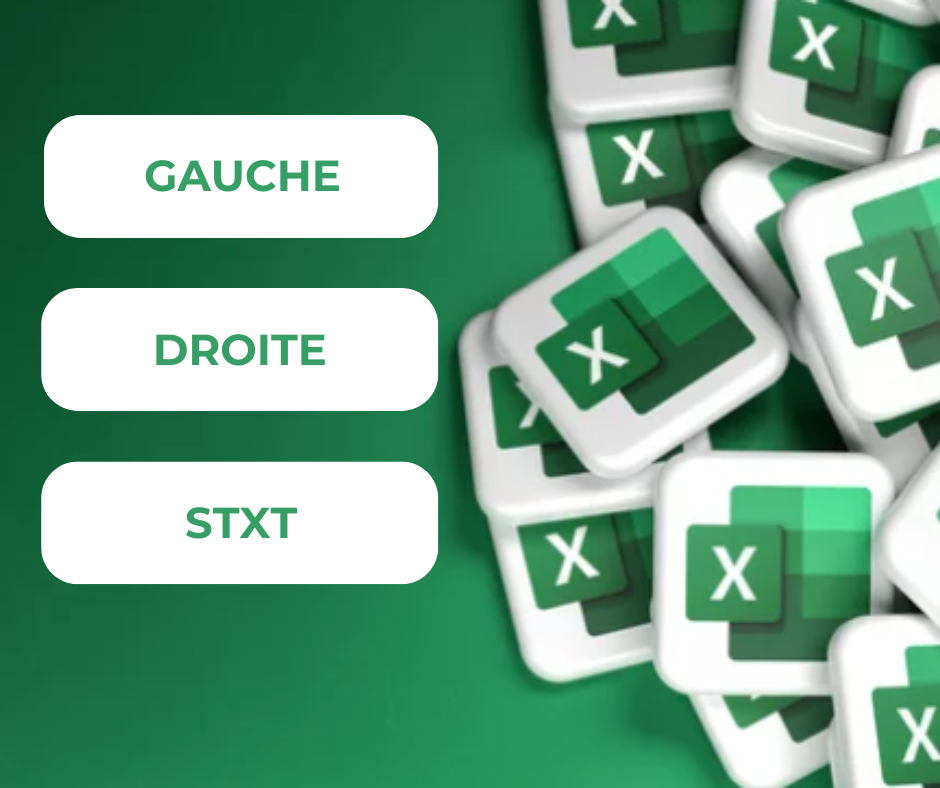 Extraire des caractères d’une cellule avec 3 fonctions : GAUCHE DROITE STXT