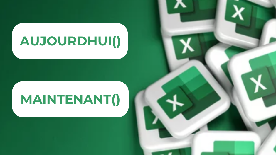 Afficher la date du jour avec les fonctions AUJOURDHUI et MAINTENANT.