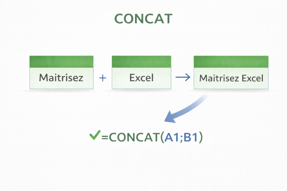 Assembler le texte de plusieurs cellules en une seule avec la fonction ...